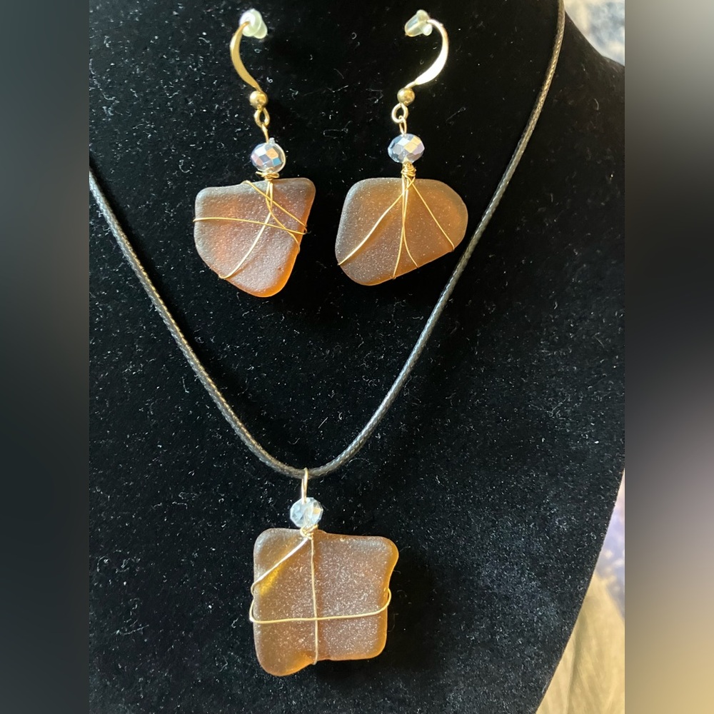 #51 handmade seaglass set